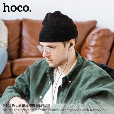 Hoco M101 Pro Jack Auriculares Controlados Por Cable Con Micrófono