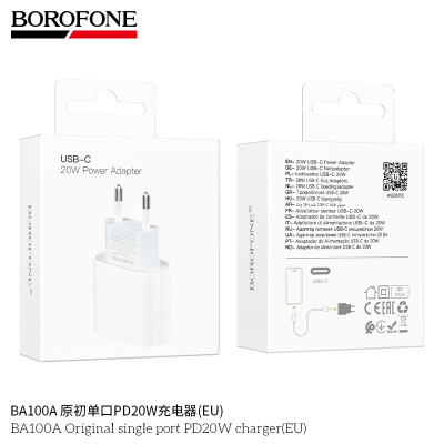 Borofone BA100A Cargador PD20W Sin Cable Borofone BA100A Cargador PD20W Sin Cable