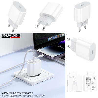 Borofone BA100A Cargador PD20W Sin Cable Borofone BA100A Cargador PD20W Sin Cable