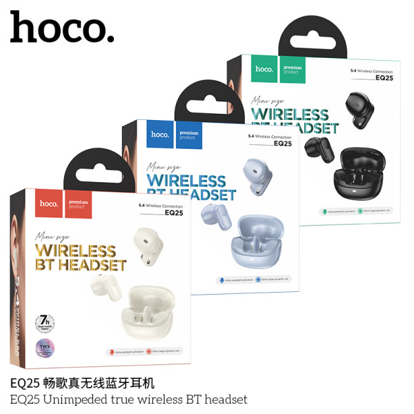 Hoco. EQ25 Auriculares Mini TWS Inalambricos BT 7h