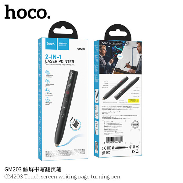 Hoco. GM203 Boligrafo Tactil Multifuncion
