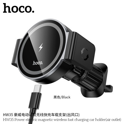Hoco. HW35 Soporte Coche Inalambrico (Rejilla) Hoco. HW35 Soporte Coche Inalambrico (Rejilla)