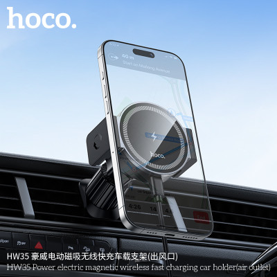 Hoco. HW35 Soporte Coche Inalambrico (Rejilla) Hoco. HW35 Soporte Coche Inalambrico (Rejilla)