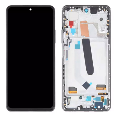 Pantalla Completa Original Servicepack Para Xiaomi Mi 11X Pro / Mi 11i / POCO F3 Con Marco Azul