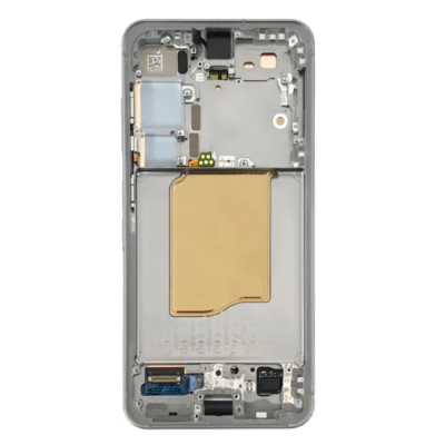 Pantalla Completa Original Servicepack Para Samsung S25 /S931 Con Marco Azul Claro