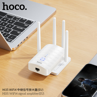 Hoco. HI35 Repetidor/Amplificador WiFi4 Hoco. HI35 Repetidor/Amplificador WiFi4