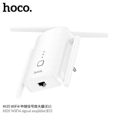 Hoco. HI35 Repetidor/Amplificador WiFi4 Hoco. HI35 Repetidor/Amplificador WiFi4
