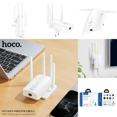 Hoco. HI35 Repetidor/Amplificador WiFi4 Hoco. HI35 Repetidor/Amplificador WiFi4