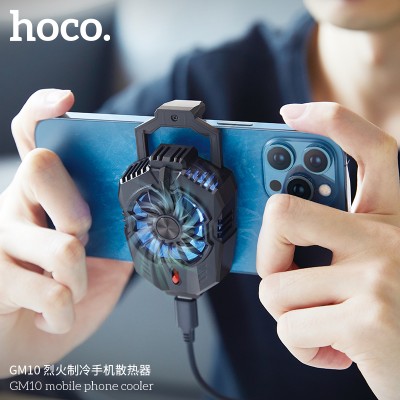 Hoco Gm10 Ventilador Para Movil, Mantiene Tu Movil Fresquito En Las Sesiones De Juego Más Intensas.