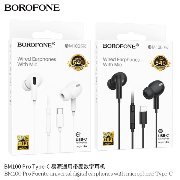Borofone BM100 Pro Auricular Type C 99%