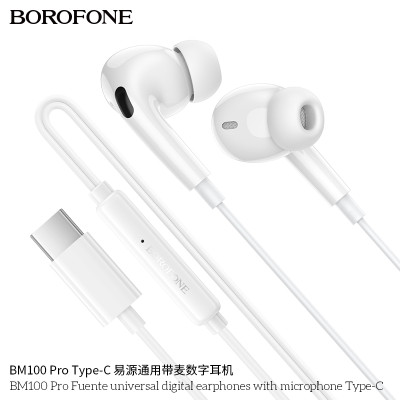Borofone BM100 Pro Auricular Type C 99% Borofone BM100 Pro Auricular Type C 99%