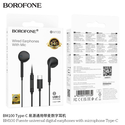 Borofone BM100 Auricular Type C 99% Borofone BM100 Auricular Type C 99%