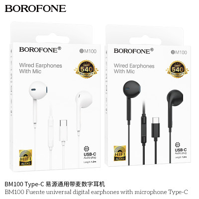 Borofone BM100 Auricular Type C 99% Borofone BM100 Auricular Type C 99%
