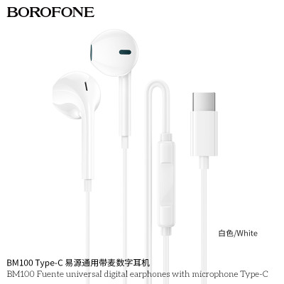 Borofone BM100 Auricular Type C 99% Borofone BM100 Auricular Type C 99%