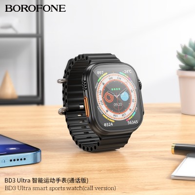 Borofone Bd3 Ultra Reloj Deportivo Inteligente Full Hd