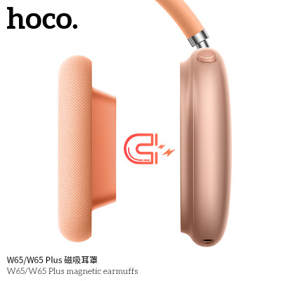 Hoco. W65/W65 Plus Orejeras Tela (Recambios) Hoco. W65/W65 Plus Orejeras Tela (Recambios)