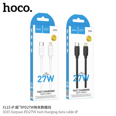 Hoco. X115 Cable Carga/Datos PD27W A iP Hoco. X115 Cable Carga/Datos PD27W A iP