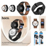 Hoco. WH18 Correa Silicona Y Cuero 2in1 Magnetico (20/22mm)