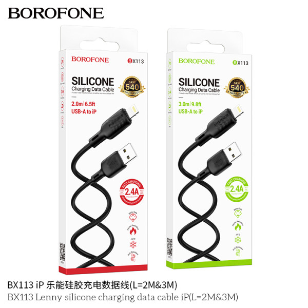 Borofone BX113 Cable Carga/Datos 2M (USB-iP)