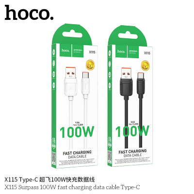 Hoco. X115 Cable Carga/Datos 100W (USB-C) Hoco. X115 Cable Carga/Datos 100W (USB-C)