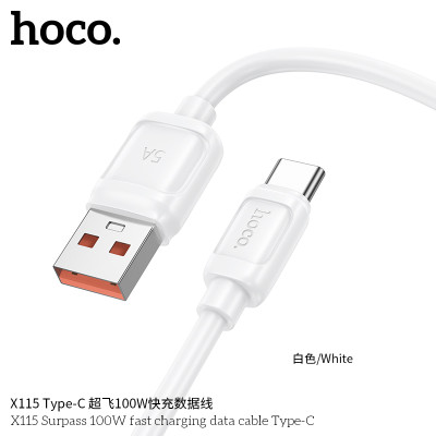 Hoco. X115 Cable Carga/Datos 100W (USB-C) Hoco. X115 Cable Carga/Datos 100W (USB-C)
