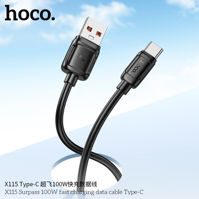 Hoco. X115 Cable Carga/Datos 100W (USB-C) Hoco. X115 Cable Carga/Datos 100W (USB-C)
