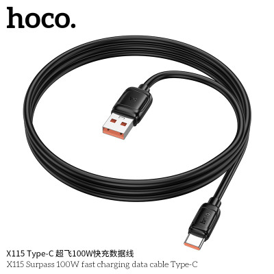 Hoco. X115 Cable Carga/Datos 100W (USB-C) Hoco. X115 Cable Carga/Datos 100W (USB-C)