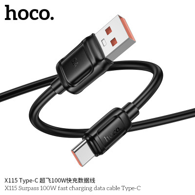 Hoco. X115 Cable Carga/Datos 100W (USB-C) Hoco. X115 Cable Carga/Datos 100W (USB-C)