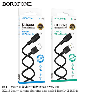 Borofone BX113 Cable Carga/Datos (USB-M) Borofone BX113 Cable Carga/Datos (USB-M)
