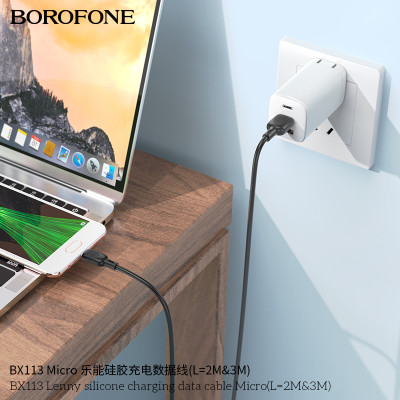 Borofone BX113 Cable Carga/Datos (USB-M) Borofone BX113 Cable Carga/Datos (USB-M)