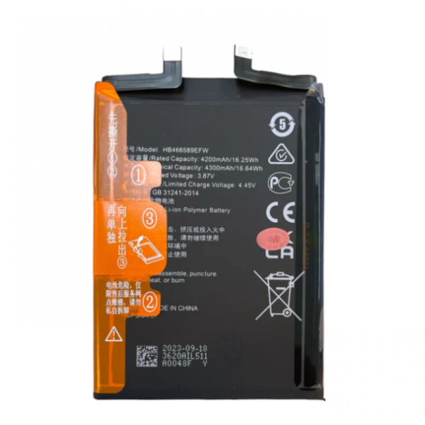 Bateria Para Huawei Honor 50 Lite /Nova 8I -Hb466589Efw