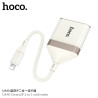 Hoco. UA40 Adaptador iP 2IN1 Tarjeta