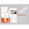 Sio SU04 Enchufe Pared Multiple (3A)