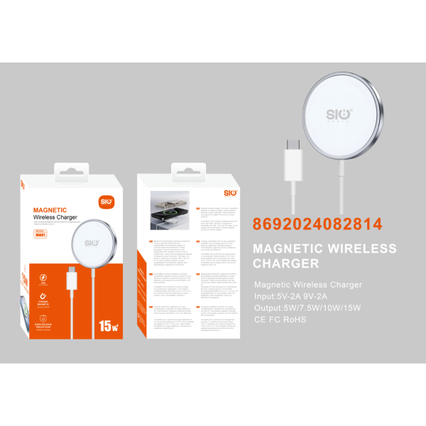 Sio MW01 Cargador Inalambrico MagSafe 15W