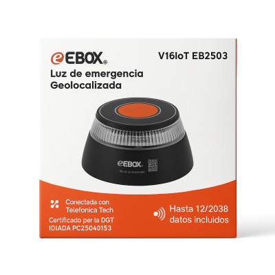 V16iot EB2503 Baliza Luz De Emergencia Geolocalizada