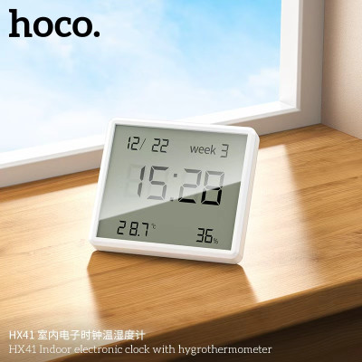 Hoco. HX41 Reloj Termometro E Hidrometro Interior