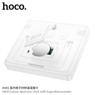 Hoco. HX41 Reloj Termometro E Hidrometro Interior