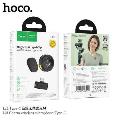 Hoco. L21 Type-C Microfono Inalambrico (ENC)
