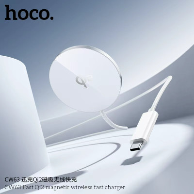 Hoco. CW63 Carga Inalambrica Magsafe (Qi2)