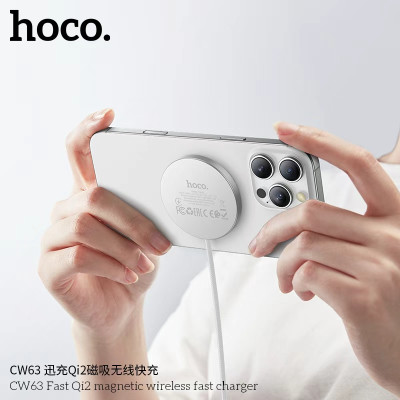 Hoco. CW63 Carga Inalambrica Magsafe (Qi2)
