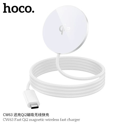 Hoco. CW63 Carga Inalambrica Magsafe (Qi2)