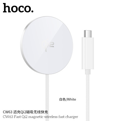Hoco. CW63 Carga Inalambrica Magsafe (Qi2)