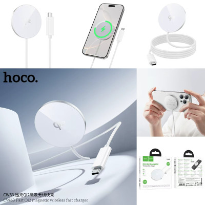 Hoco. CW63 Carga Inalambrica Magsafe (Qi2)