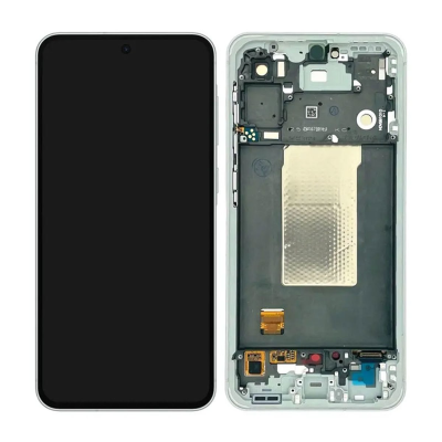 Pantalla Completa Original Servicepack Para Samsung A56 5G / A566 Con Marco Verde
