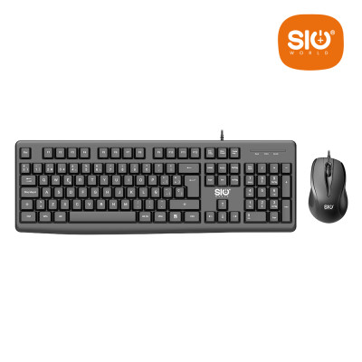 Sio LD162+LD370 Teclado Español+Raton (Con Cable)