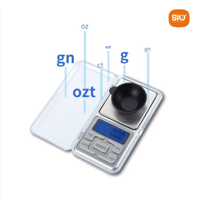 Sio PS01 Mini Bascula Bolsillo (No Incluye AAA)