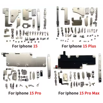 Pack De Tapitas Internas Completas Para Iphone 15 Sin Tornillos