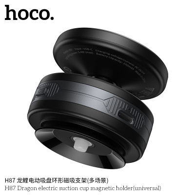Hoco. H87 Soporte Magnetico Ventosa Electrica (Multiusos)