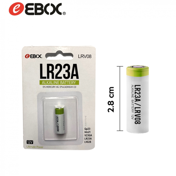 Pila Alcalina Lr23A/Lrv08/Gp23/Mn21/V23Ga/L1028 12V 1 Unida ★★★