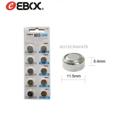 Pila De Boton Ag13/Lr44/357/A76/Lr1154 10 Unida ★★★